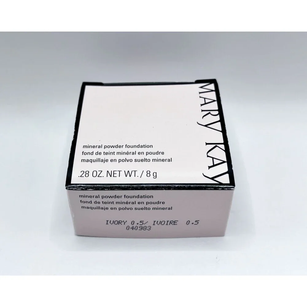 Mary Kay Mineral Powder Foundation - Ivory 0.5 (040983) - New .28 oz, 8 g
